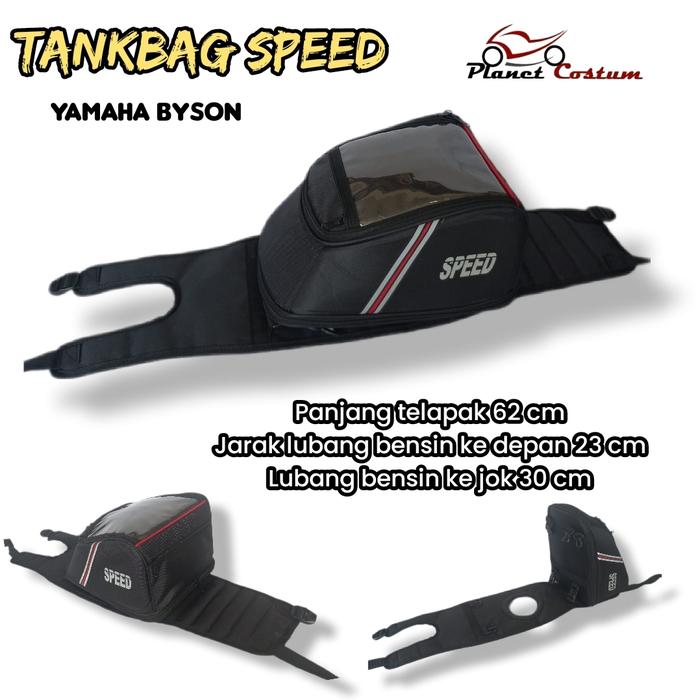 Gambar PCTB1 Planet Custom Tas Tangki Motor Speed Original Tankbag Tanpa Magnet Cocok Untuk Touring & Harian Bahan Dolby Berkualitas Dilengkapi Rainbag Cover Aman Untuk GPS HP & Alat Elektronik Lainnya - byson dari Planetcostum undefined Tokopedia