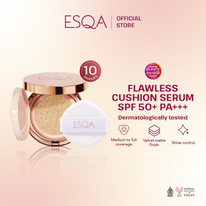 Gambar Esqa Flawless Cushion Serum SPF 50+ PA+++ dari Rose Kosmetik undefined Tokopedia
