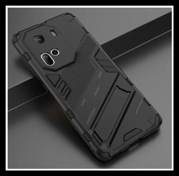 Gambar Oppo Reno 11 5G / Reno11 Pro 5G Case Cyberpunk Original HardCase Cover Silicone Bumper Stand Soft Casing - OPPO RENO 11 5G, HITAM. dari Markas acc 88 undefined Tokopedia