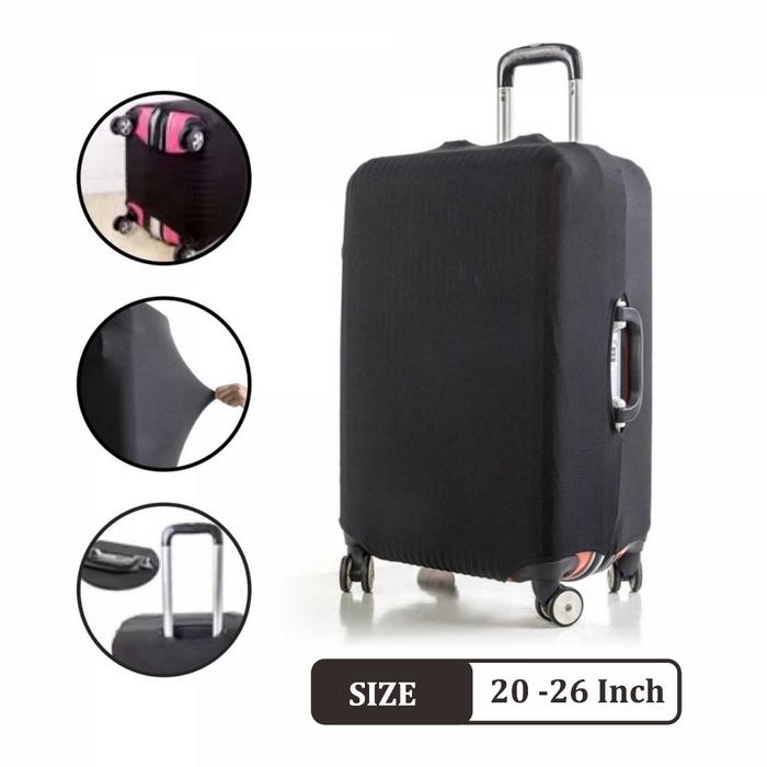 Gambar Sarung Pelindung Cover Bahan / Luggage Cover - Hitam, 22" dari Laku Keras Makassar undefined Tokopedia