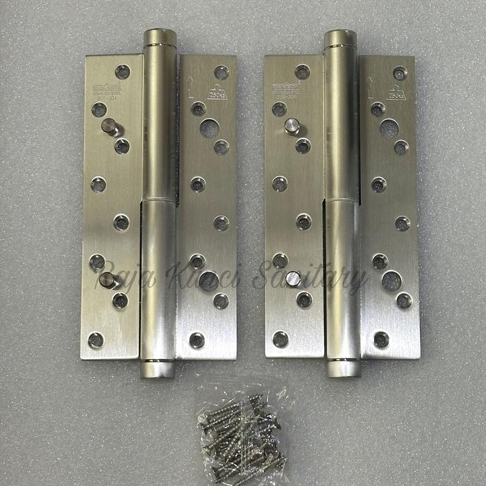 Gambar Engsel Pintu/ Dekson/ Engsel Pintu Berat/ Pintu Kayu/ ENGSEL ESS LUXURIOUS/ 5"/ 8"/ 5 Inch/ 8 Inch - 8 Inch Silver, LEFT/ KIRI dari Raja Kunci Sanitary undefined Tokopedia