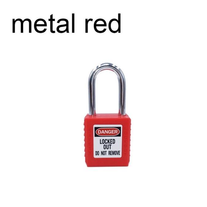 Gambar Gembok Safety Equipment Loto Padlock 38Mm Merah Dan Kuing - red dari BrtzShop-2 undefined Tokopedia