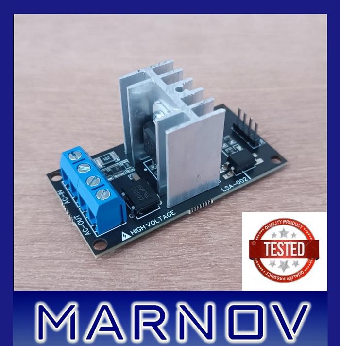 Gambar LSA-002 AC Light Dimmer Module Modul Triac Arduino 1 Channel 5V 3.3V - TB DIPASANG dari Marnov undefined Tokopedia