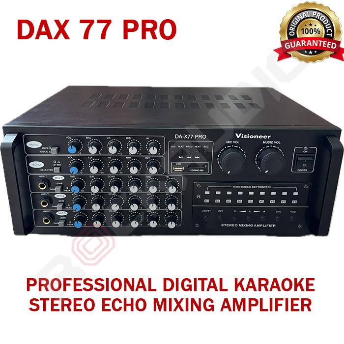 Gambar DAX77PRO AMPLIFIER KARAOKE STEREO DIGITAL ECHO MIXING MIXER / DAX-77PRO DAX 77 PRO dari Rock Audio Official undefined Tokopedia