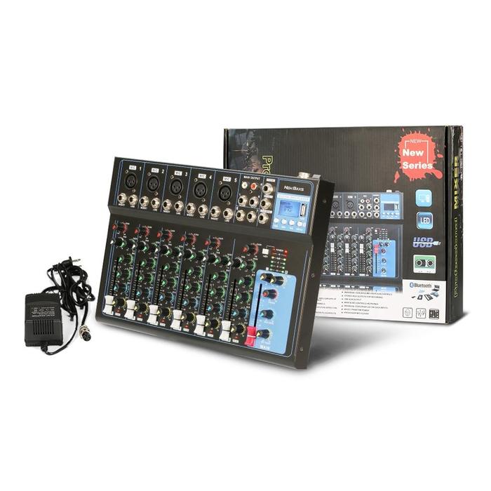 Gambar READY Produk NEW BAXS MG04BT/MG07BT audio mixer DJ MIXER AUDIO 4ch/7ch Support Bluetooth/USB/PC/MP3 playback Recording equipment Singing KTV audio equipment - MG07BT dari CV PRO ELEKTRONIK undefined Tokopedia