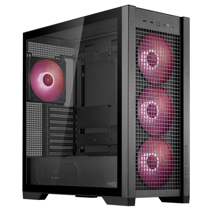 Gambar ASUS TUF Gaming GT302 ARGB Computer Case - Casing Mid Tower Chassis E-ATX - Black dari WPG OFFICIAL undefined Tokopedia