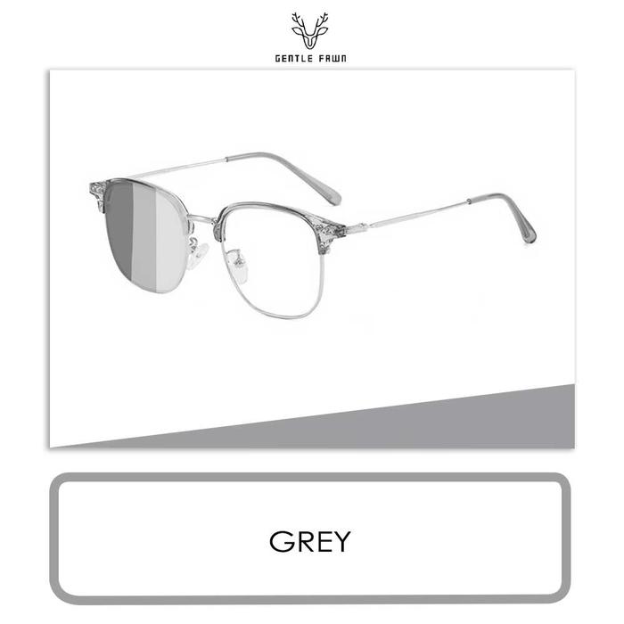 Gambar Gray Pink Kacamata Anti Radiasi Blueray Photocromic Frame Bentuk Kotak Bahan TR90 Metal Kuat dan Ringan Fashion Pria Wanita Bisa Minus Photocromic PHTC 23-2 - GREY, BLUCROMICNORMAL dari Gray Pink undefined Tokopedia