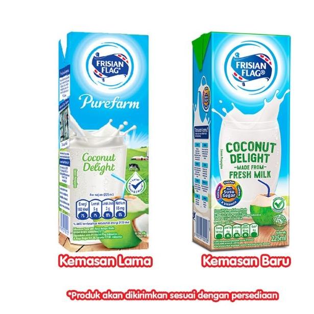 Gambar FRISIAN FLAG Susu UHT Full Cream /Cokelat / Strawberry / Coconut 225ml - Coconut dari Radevasto undefined Tokopedia