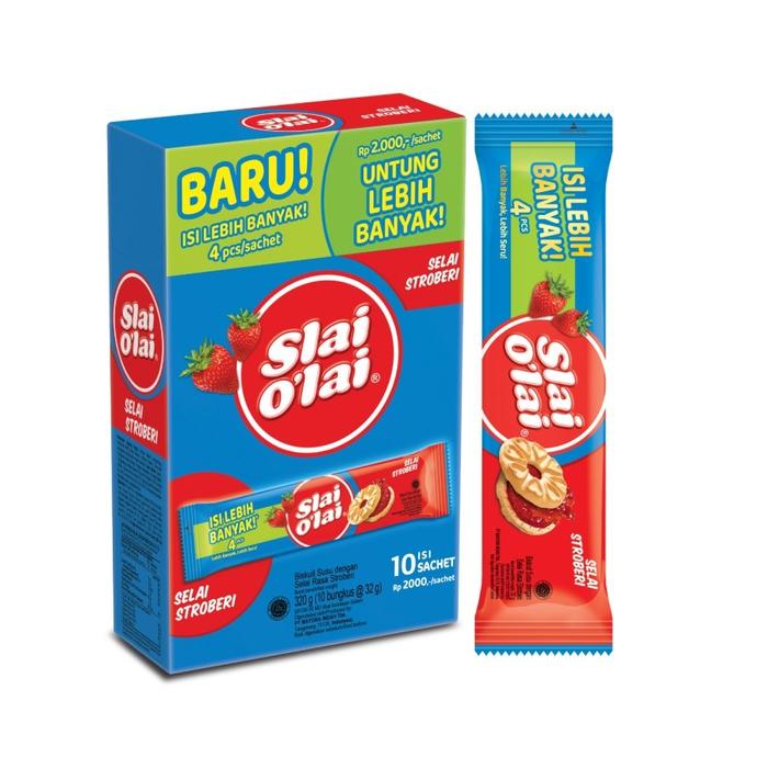 Gambar Roma Slai Olai STRAWBERRY 10 pcs - Straw dari Uniblazt undefined Tokopedia