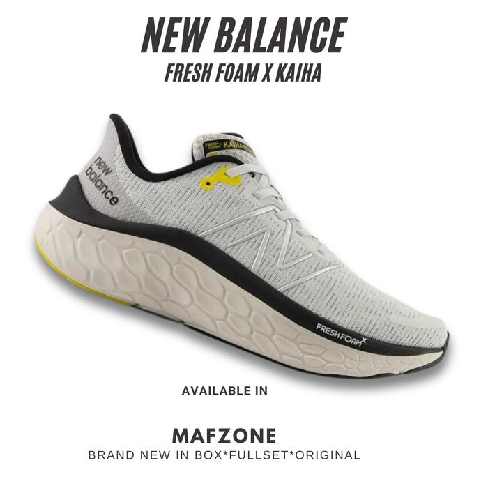 Gambar New Balance Fresh Foam X Kaiha Road Men's Running Shoes - Grey ORIGINAL - 7.5 dari Mafzone runnning undefined Tokopedia
