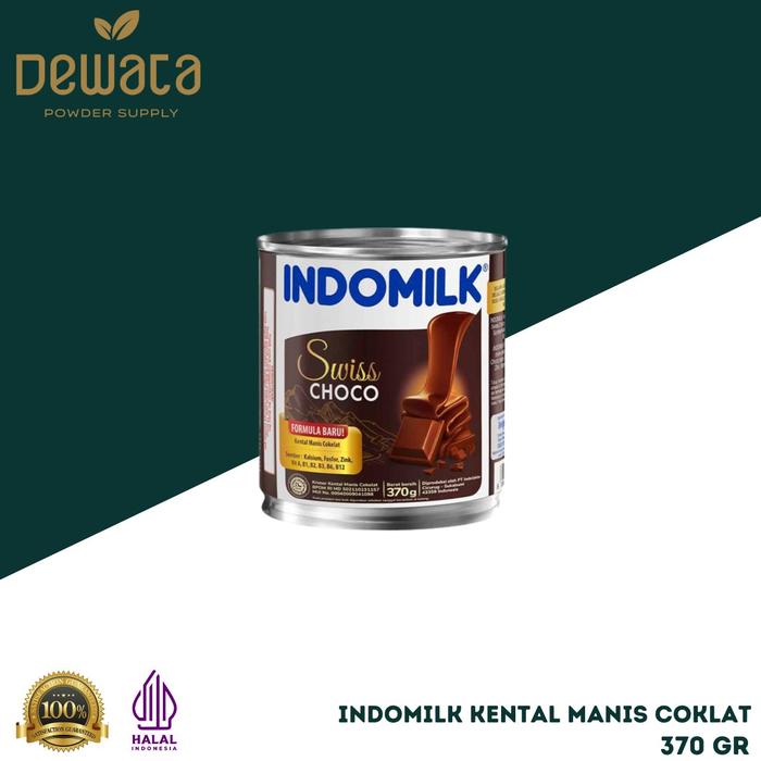 Gambar Indomilk Kental Manis Coklat 370 gr dari Dewata Powder Supply undefined Tokopedia