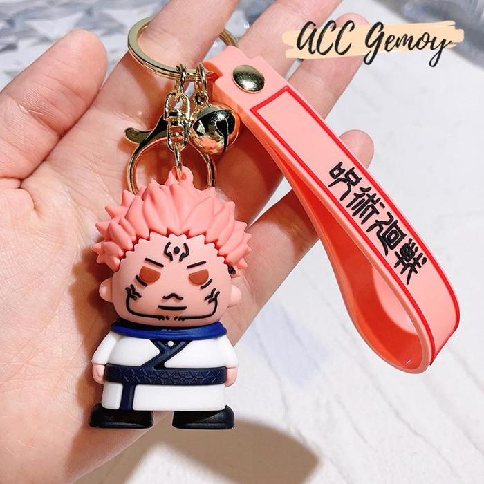 Gambar Borong Acc Gemoy Gantungan Kunci Jujutsu Kaisen Gojo Keychain Karakter Souvenir Gantungan Tas - Ryomen Sukuna dari Caesariana Collection undefined 5 Tokopedia