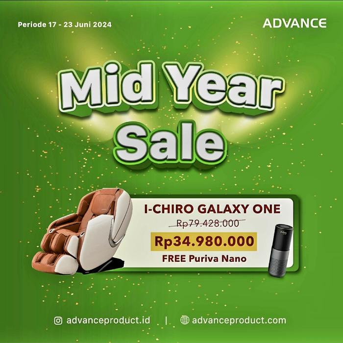 Gambar Bundling Kursi Pijat Advance Ichiro Galaxy One Alat Massage Chair - Orange dari ADVANCE SIGNATURE undefined Tokopedia