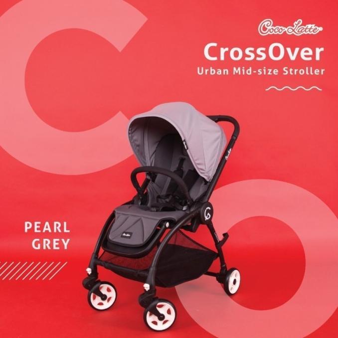 Gambar ORIGINAL Cocolatte Strollers CrossOver Reversible / Kereta Dorong Bayi - PEARLY GREY, Non bubble dari sahabat baby store undefined Tokopedia