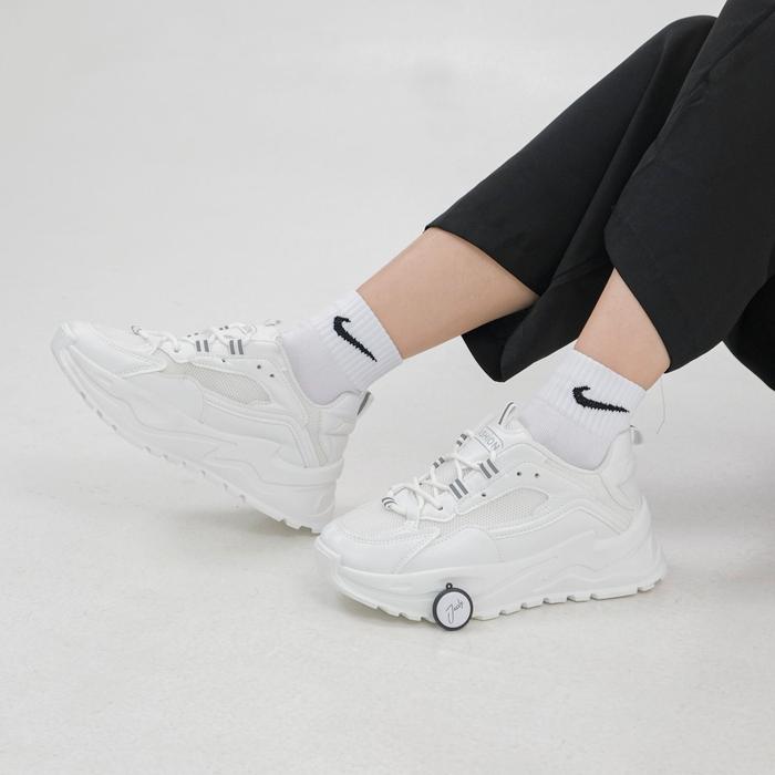 White Trendy Cheap Shoes Sepatu Trendy Dad Sneakers 2025 Spring