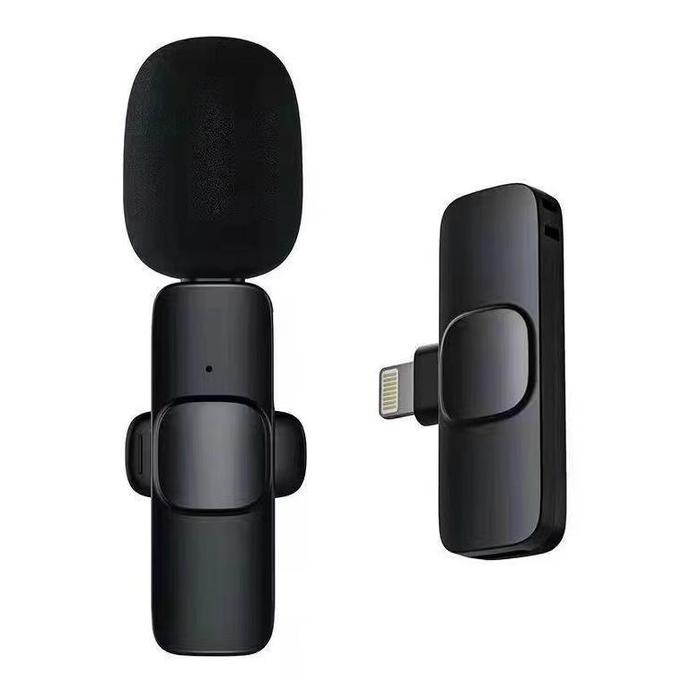 Gambar Microphone wireless lavalier type radio microphone live broadcast anchor recording equipment internet celebrity eating and broadcasting noise reduction Wireless microphone video - IOS 1 MIC dari mbelgedes store undefined Tokopedia