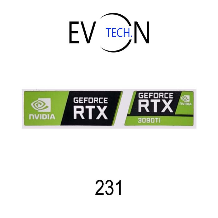 Gambar Sticker Logo Graphics by Nvidia Geforce 3D GT Green Optimus GTX ION - 231 dari Evon Tech undefined Tokopedia