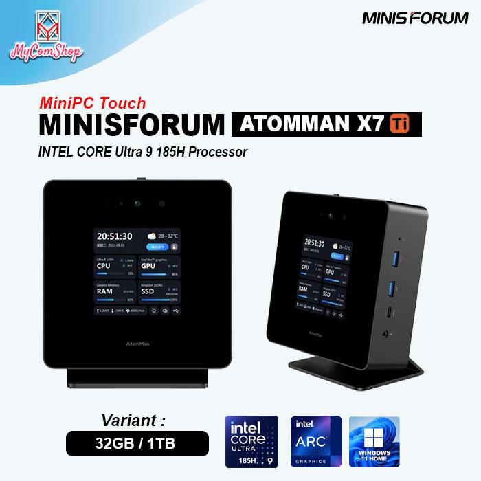 Jual MINISFORUM ATOMMAN X7 TI AI MINI PC ULTRA 9 185H 32GB RAM 1TB