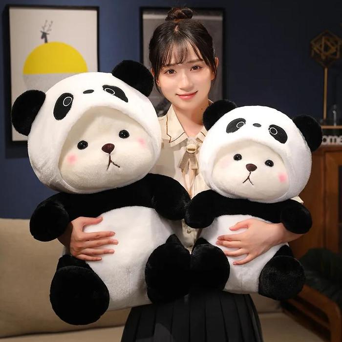 Jual Big Sale Boneka Bear Beruang Costum Hoodie Panda Stitch Lilo