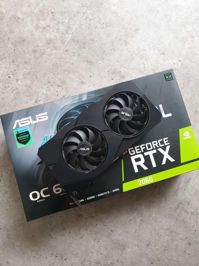 NVIDIA GEFORCE RTX 2060 SUPER RTX 2060 DDR6 GPU CARD NVIDIA ASUS 2060  BOX
