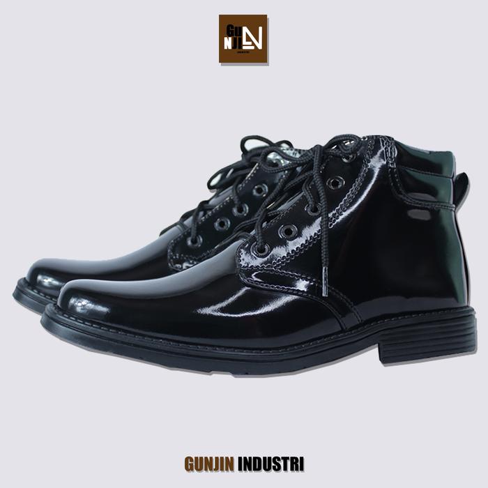Sepatu PDH Kulit Kilap Premium