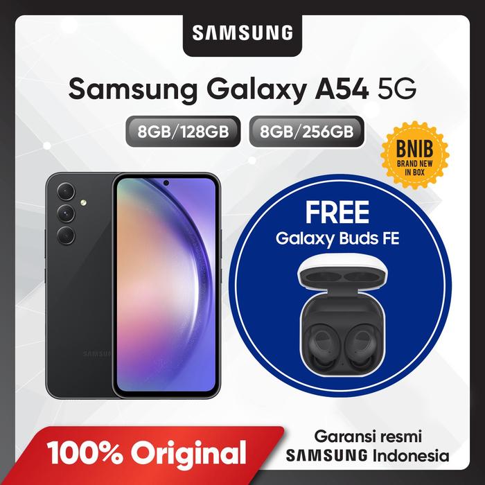 Gambar Samsung Galaxy A54 5G ( 8GB/256GB ) Garansi Remsi SEIN - Black - Black dari Samsung Store Mall Lottemart Bintaro undefined Tokopedia
