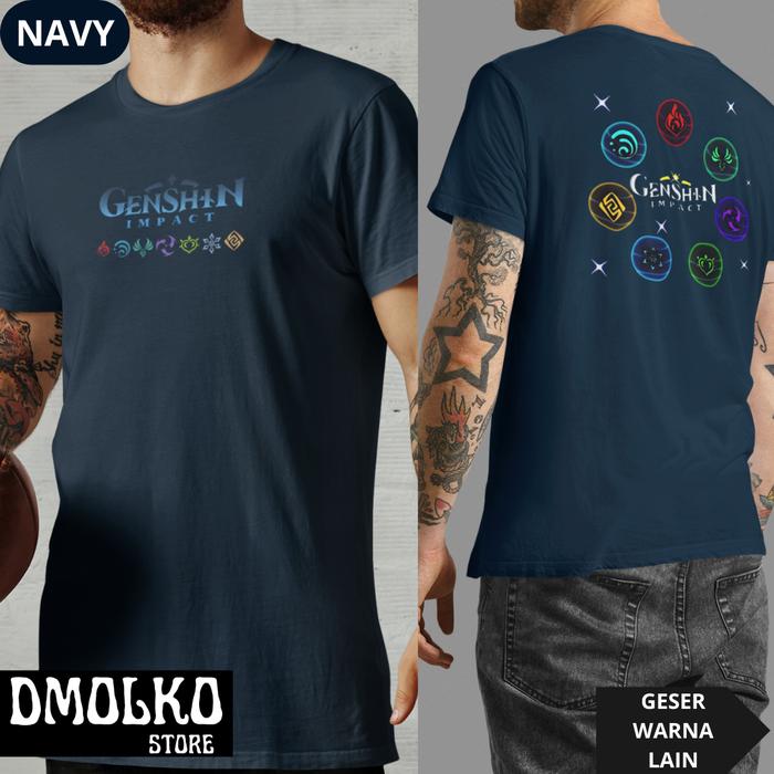 Gambar Kaos Video Game Genshin Impact 2 | Uk S - 7XL | Kaos Dewasa | Kaos Anak | Kaos Big Size | Kaos Jumbo - KAOS ANAK, XS dari Dmolko Store undefined Tokopedia