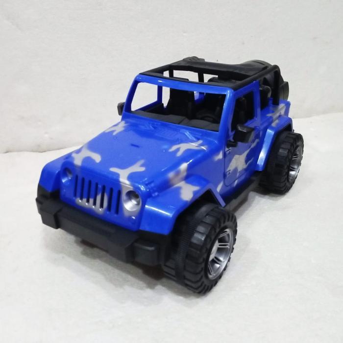 Gambar Mainan Anak Mobil Jeep Jumbo Buka Pintu Manual Tanpa Baterai Jip Warna - Biru dari Warunghafidzz undefined Tokopedia