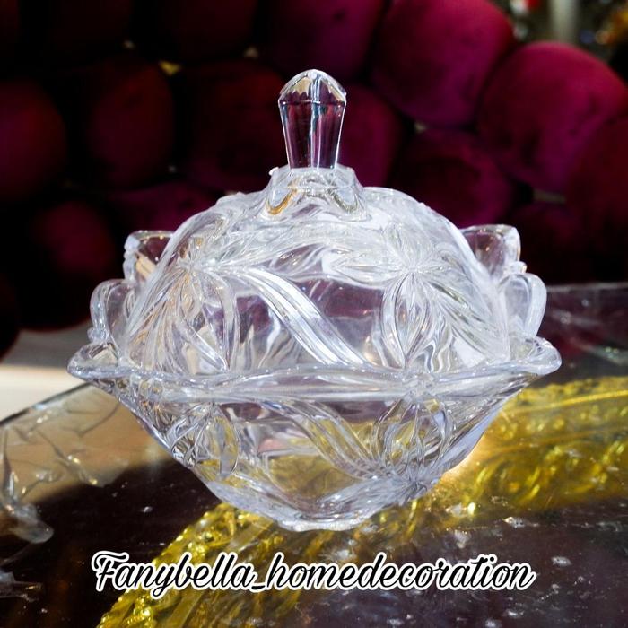 Gambar Toples Kristal SOGA Putih Bening Satu Set Mewah Keramik Kue Lebaran Putih Keramik Kristal Mewah Import Dekorasi Rumah - V19 dari Keramikcantikimportfanybella undefined Tokopedia