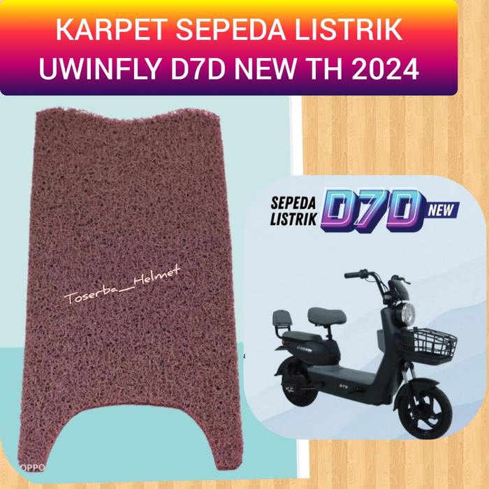 Gambar Karpet Alas Kaki Sepeda Motor Listrik U-Winfly D7D Tahun 2024 Serabut - Cokelat dari deltastore50 undefined Tokopedia