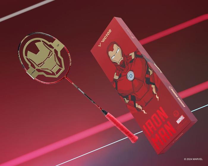 Promo LIMITED EDITION!!! VICTOR MARVEL IRON MAN Badminton Racket ...