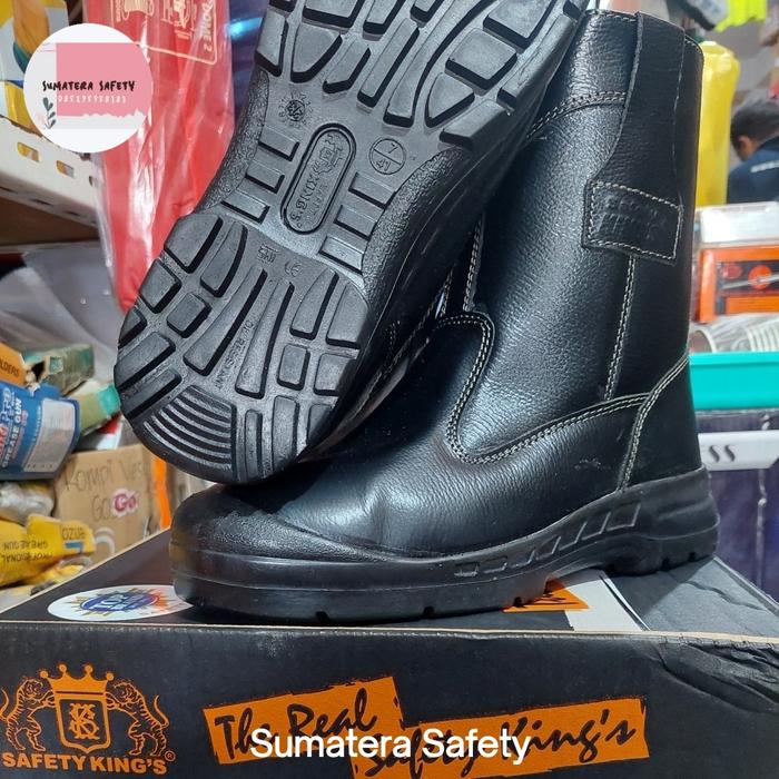 Gambar sepatu safety king 805 cx by Safetykings - Hitam, 9 ( 43 ) dari SUMATERA SAFETY undefined Tokopedia