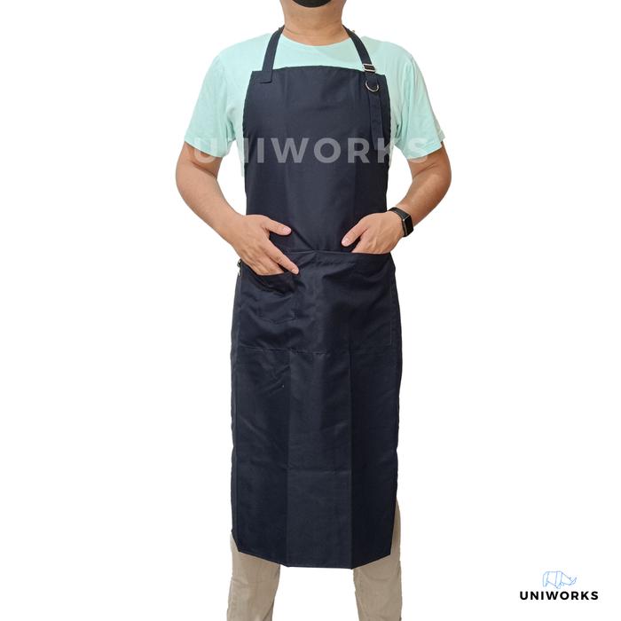 Gambar Apron Waterproof Uniworks Bahan Anti Air Premium Seri WRTW V01 - Navy, M02-90cm dari UNIWORKS undefined Tokopedia