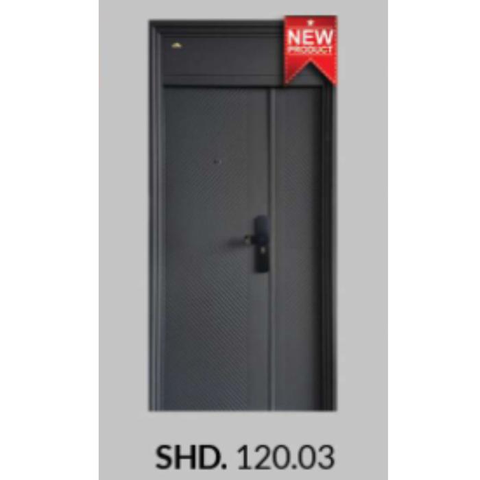 Gambar Pintu Baja Fortress Shield SHD 150.02 / Pintu Baja Utama Palembang Double Door / 2 Daun Pintu - 90.03 dari Wilco Furniture Palembang undefined 4 Tokopedia