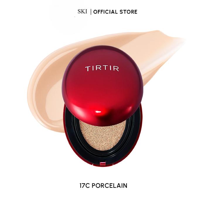Gambar TIRTIR Mask Fit Red Cushion Foundation SPF 40 PA++ 18gr (Full Size) - 17C Porcelain dari Style Korean Indonesia undefined Tokopedia