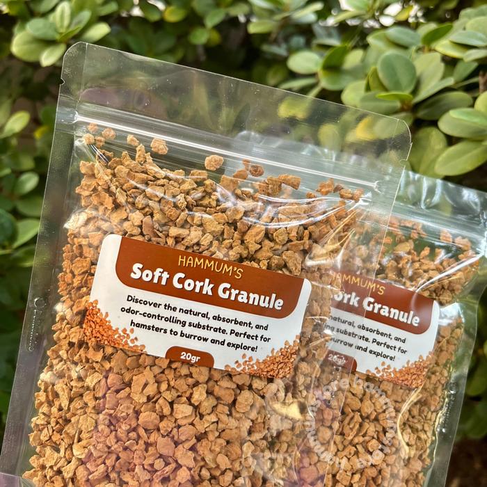 Gambar Soft Cork Granule Hamster | Coco Granule Yee Hamster | Digging Substrat Bedding Hamster | Mainan Galian Hamster dari Hammum undefined Tokopedia