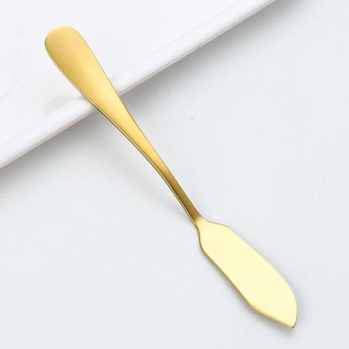 Gambar PISAU SPATULA STAINLESS / PISAU SELAI / MENTEGA BUTTER - Gold dari Things House undefined Tokopedia