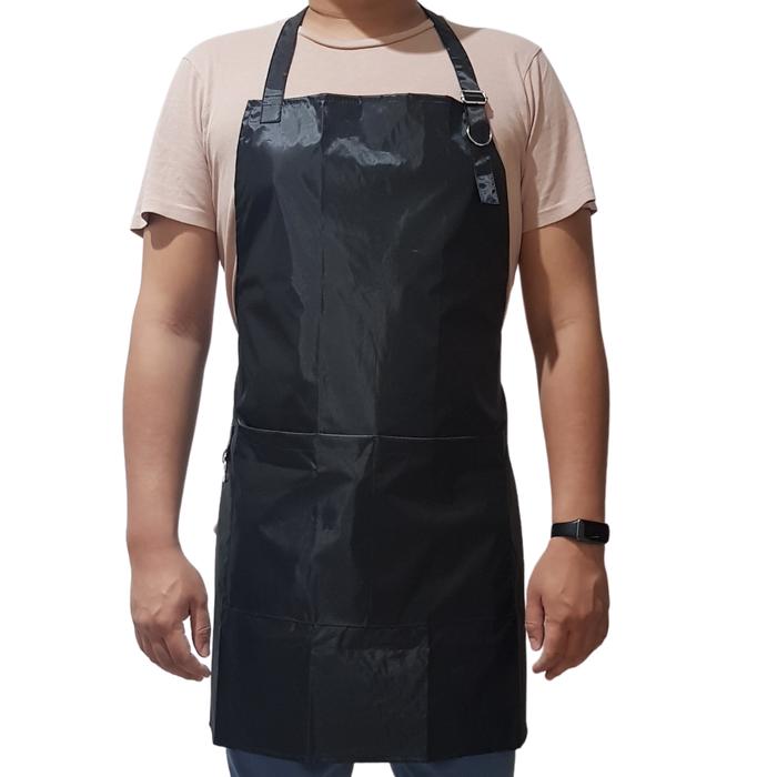 Gambar Apron Anti Air Uniworks Celemek Waterproof Multifungsi Seri ECOD70 - Hitam, M01-77cm dari UNIWORKS undefined Tokopedia