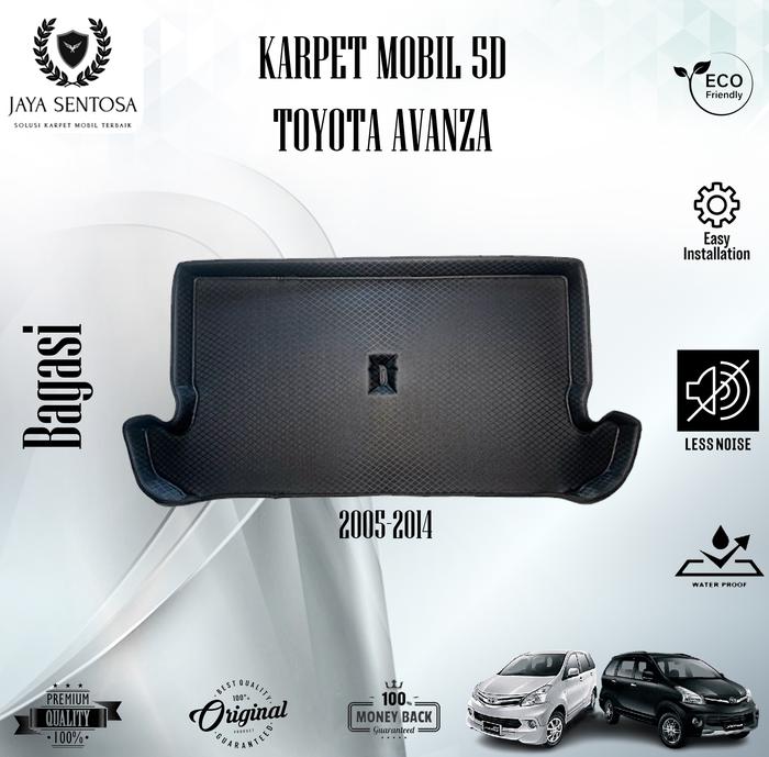 Gambar Karpet Mobil 5D Toyota Avanza 2005-2014  + Alas Kaki (Keset) New Model Fullset Premium Quality - Bagasi dari Jaysen Shop_NEW undefined Tokopedia