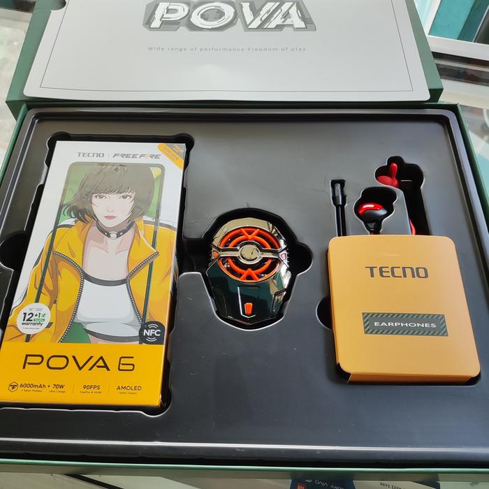 Gambar tecno pova 6 12/256 8/256 free set gaming - 8/256 dari Galeri-Hp undefined Tokopedia