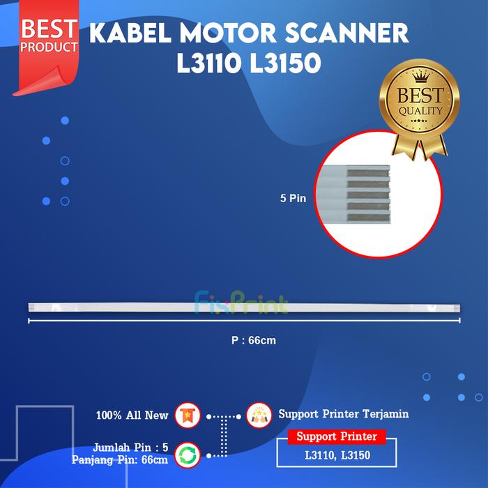 Gambar Kabel Head Scanner Epson L3110 L3116 Flexible Cable Scan Printer L3150 - 5 Pin dari FixPrint Bandung undefined Tokopedia