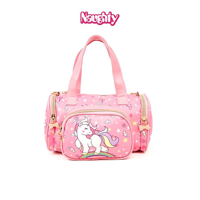 Gambar Tas Anak Travel Bag A939A 220408 Naughty Accessories - PINK dari Naughty undefined Tokopedia