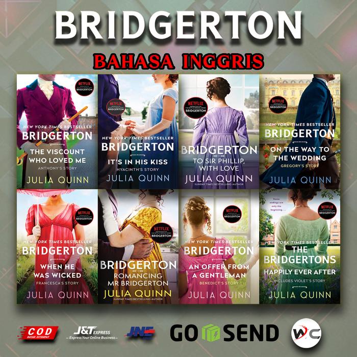 Gambar (ENG/IND) Bridgerton Series Collection 1-9 Books by Julia Quinn - English dari wongcerdasbookstore undefined Tokopedia