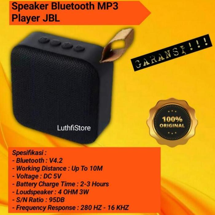 Gambar SPEAKER BLUETOOTH JBL ORIGINAL MP3 PLAYER WIRELESS SPEAKER JBL T5 dari UD ARTHUR JAYA undefined Tokopedia