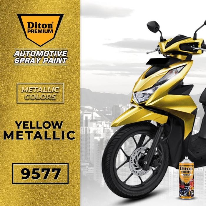 Gambar Pylox Pilox DITON PREMIUM Cat Semprot Bkn Samurai Paint 400 Cc 400cc - Yellow Metallic dari CahayaBangunan undefined Tokopedia
