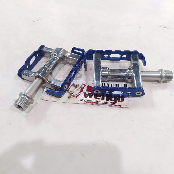 Pedal Wellgo Seal Bearing Alloy Ano Blue Original Pedal Sepeda di Rnc  Bicycle Tokopedia