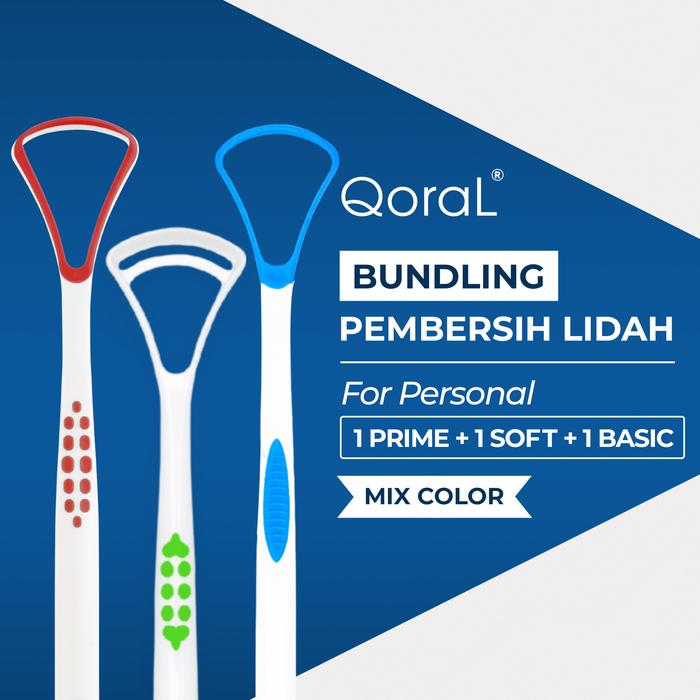Gambar BUNDLING Hemat QoraL pembersih lidah (MIX) - PERSONAL 1+1+1 dari QoraL ID Kota Administrasi Jakarta Utara Tokopedia