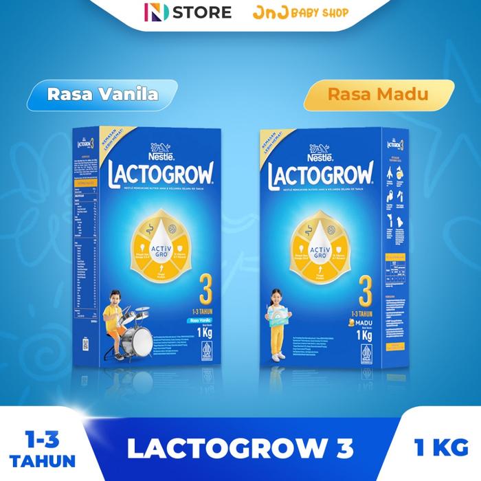 Gambar Jaminan Kualitas LACTOGROW 3 VANILA MADU 1 KG - 1 PCS LA 3 MADU dari dellastore66 undefined Tokopedia