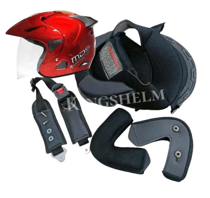 Gambar BUSA HELM MDS PROTECTOR FULLSET - plus tali, M dari kings helm undefined Tokopedia