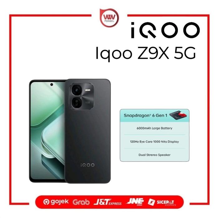 Gambar Hp Vivo Iqoo Z9X 5G Ram 8GB Internal 256GB Garansi Resmi - Mystic Black dari wwponsel undefined Tokopedia